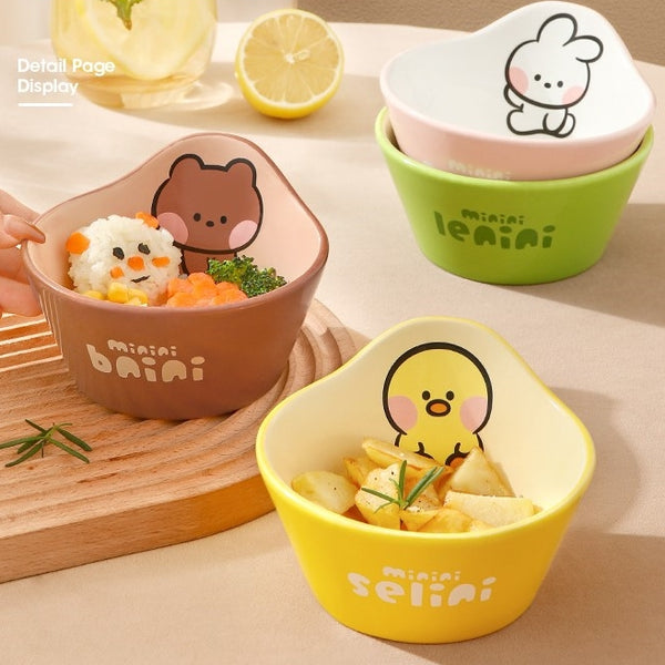 LINE FRIENDS 陶瓷 飯碗 Ceramic Rice Bowl <LINE_0107>