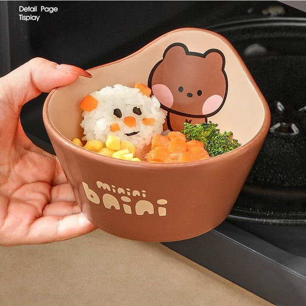 LINE FRIENDS 陶瓷 飯碗 Ceramic Rice Bowl <LINE_0107>