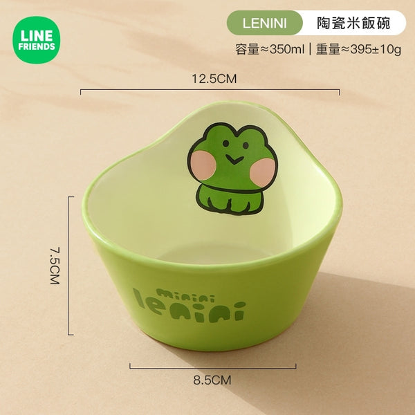 LINE FRIENDS 陶瓷 飯碗 Ceramic Rice Bowl <LINE_0107>