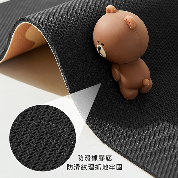 LINE FRIENDS 硅藻泥 廚房瀝水墊 吸水墊 枱面隔热墊 Diatom Mud Kitchen Absorbent Drain Countertop Insulation Mat <LINE_0109>