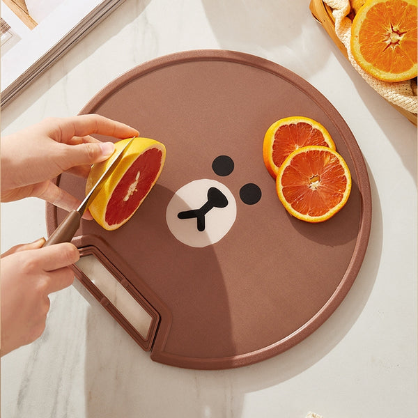 LINE FRIENDS 蔬菜生果 兩用切板餐盤 Fruit & Vegetable Plate Board <LINE_0119>