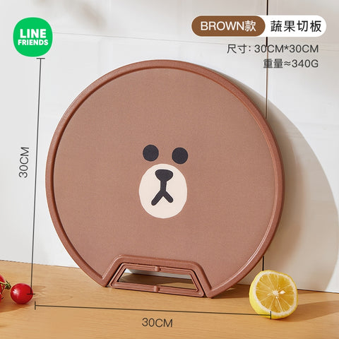 LINE FRIENDS 蔬菜生果 兩用切板餐盤 Fruit & Vegetable Plate Board <LINE_0119>