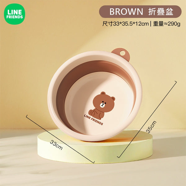 LINE FRIENDS 折疊掛鈎式洗面盆 小童洗臉盆 Folding Hook Type Wash Basing <LINE_0125>