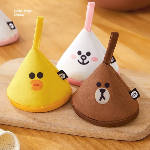 LINE FRIENDS 加厚耐熱 防燙隔熱 手夾 鍋蓋夾 Heat Insulation Gloves Lid Clamp <LINE_0126>