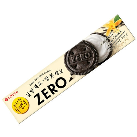 韓國樂天"零" 無糖 曲奇忌廉 曲奇夾心餅 96g Korean Lotte "Zero" Sugar Free Cookies & Cream Sand Cookie 96g