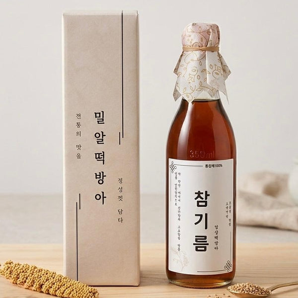 韓國100% 韓國國產 芝麻油 Korean Milarbanga 100% Traditional Sesame Oil 350ml