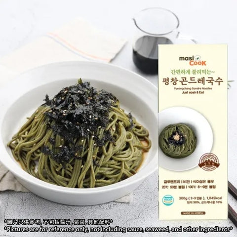 韓國 masiCook 平昌貢德麵 (2-3人份) Korean masiCook Pyeongchang Gondre Noodles (2~3 serving) 300g 평창 곤드레국수