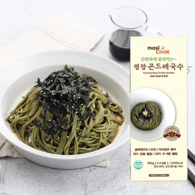 韓國 masiCook 平昌貢德麵 (2-3人份) Korean masiCook Pyeongchang Gondre Noodles (2~3 serving) 300g 평창 곤드레국수