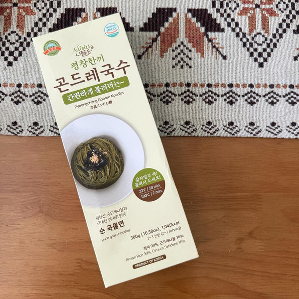 韓國 masiCook 平昌貢德麵 (2-3人份) Korean masiCook Pyeongchang Gondre Noodles (2~3 serving) 300g 평창 곤드레국수