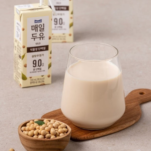 韓國Sunup無添加糖豆奶 99.9% 豆奶 190ml x12 Korean Sunup Soymilk 99.9% Soy Milk no additives sugar-free soy milk beverages dairy milk 190ml x12