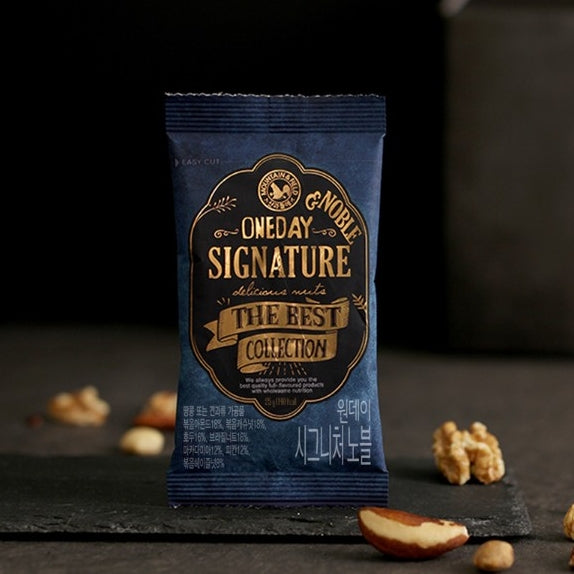 韓國Mountain & Field藍色經典版每日果仁日常堅果 Korea Mountain & Field Signature Nuts Pocket Nuts 25g x 10