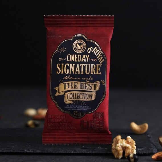韓國Mountain & Field紅色經典版每日果仁日常堅果 Korea Mountain & Field Red Signature Nuts Pocket Nuts 25g x 10