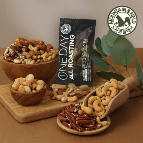 韓國Mountain & Field完美烘烤 每日果仁日常堅果 Korea Mountain & Field All Roasting Nuts Pocket Nuts 20g x 10