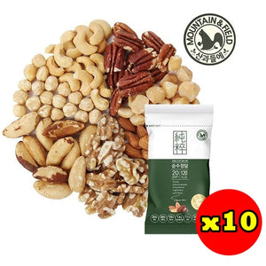 韓國Mountain & Field綠色純粹版每日果仁日常堅果 10包 Korea Mountain & Field Green Pure One Day Nuts Pocket Nuts 10 Bags