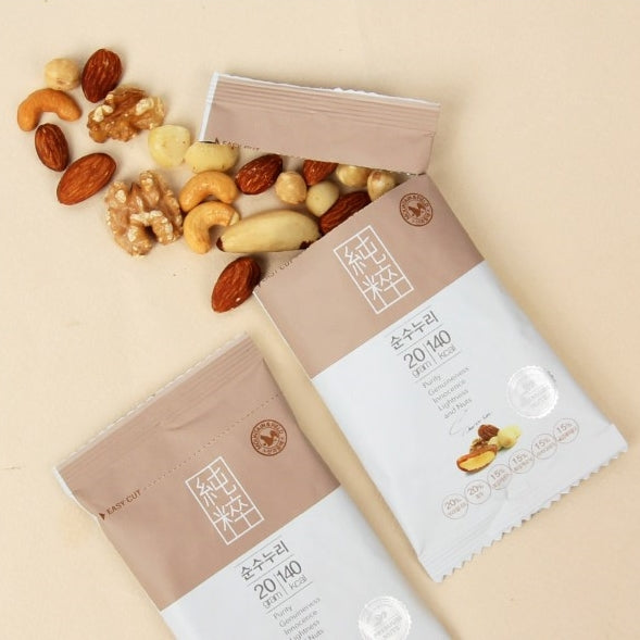 韓國  Mountain & Field 純粹版每日果仁日常堅果 10包 Korean Mountain & Field One Day Pure Nut Pocket Nuts 10 bags (code:8159)