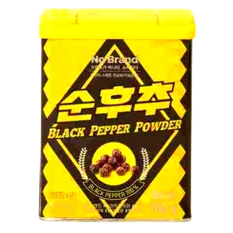 韓國No Brand 100% 黑胡椒粉 N1247 100g Korean No Brand 100% Black Pepper Powder N1247 100g