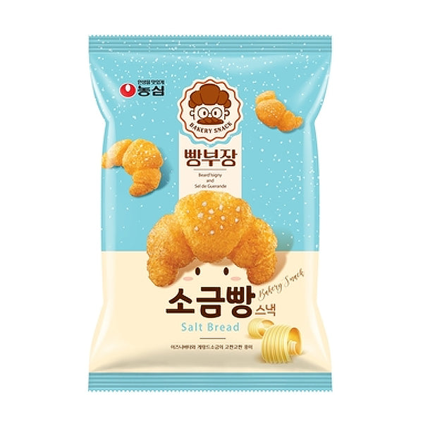 韓國農心芝士 & 鹽 牛角包造型 香脆小食 55g Korean Nong Shim Salt & Cheese Bread Bakey Snack 55g