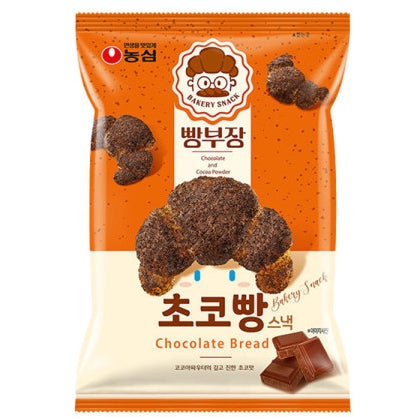 韓國農心朱古力和可可粉 香脆小食 55g Korean Nong Shim Chocolate & Cocoa Powder Bread Bakey Snack 55g