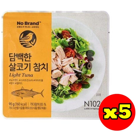 韓國No Brand 油浸吞拿魚 90g Korean No Brand Light Tuna in Oil 90g N102