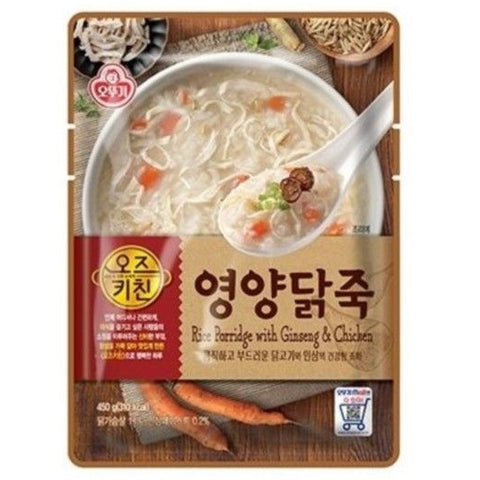 韓國不倒翁 即食粥 450g 人蔘雞肉粥 Korean Ottogi Instant Congee 450g Rice Porridge with Ginseng & Chicke