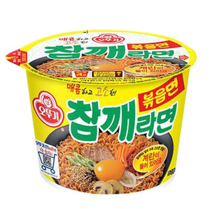 韓國不倒翁芝麻拌麵拉麵杯麵碗麵 110g Korean Ottogi Sesame Dry Ramen Noodle Cup 110g