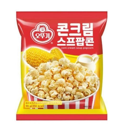 韓國不倒翁粟米忌廉湯 爆谷 爆米花 55g Korean Ottogi Corn Cream Soup Popcorn 55g