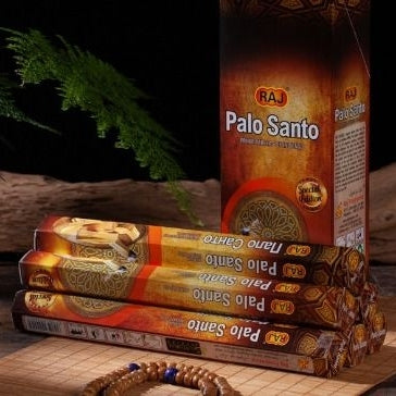 RAJ PALO SANTO 秘魯聖木線香 六角形盒裝 PALO SANTO Peruvian Holy Wood Premium Incense