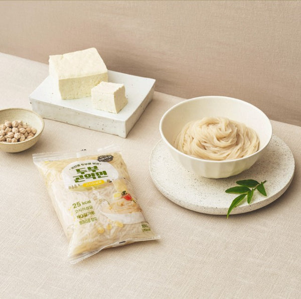 韓國 Rarasfarm 韓國 豆腐蒟蒻麵 幼麵 即食麵 두부 곤약면  Korea Instant Cooked Tofu Konjac Noodles 200g