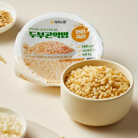 韓國 Rarasfarm 169Kcal 豆腐蒟蒻飯 即食飯 Korea Instant Rice Cooked Tofu Konjac Rice 145g