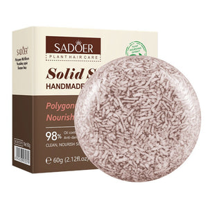 SADOER 何首烏洗髮手工皂 (滋養修護) SADOER Polygonum Multiflorum Solid Shampoo Handmade Soup (Nourishing Repair) 60g (±5g)