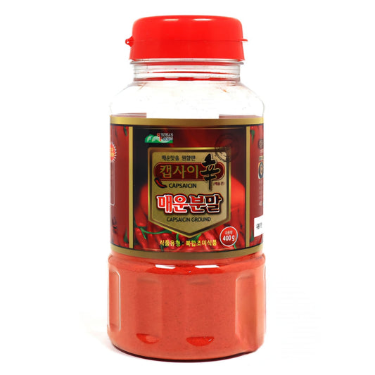 韓國 Seohau 辣椒粉 幼身 Korea Seohau Capsaicin Hot & Spicy Powder 400g 캡사이신매운분말