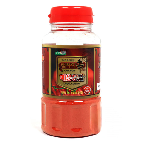 韓國 Seohau 辣椒粉 幼身 Korea Seohau Capsaicin Hot & Spicy Powder 400g 캡사이신매운분말