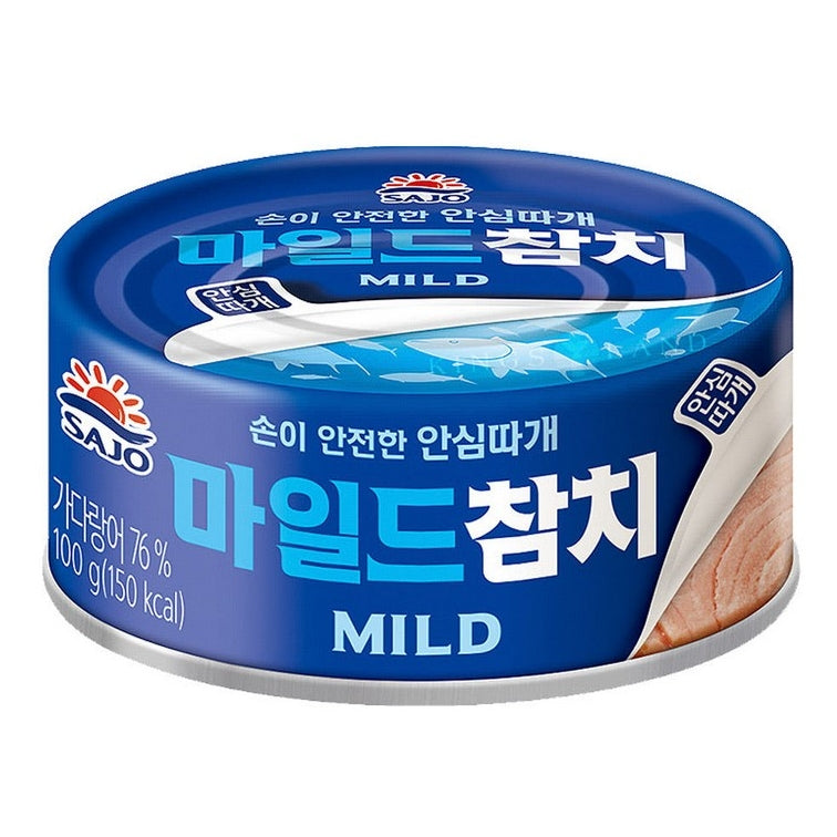 韓國三祖香醇吞拿魚罐頭 Korean Sajo Mild Canned Tuna 100g