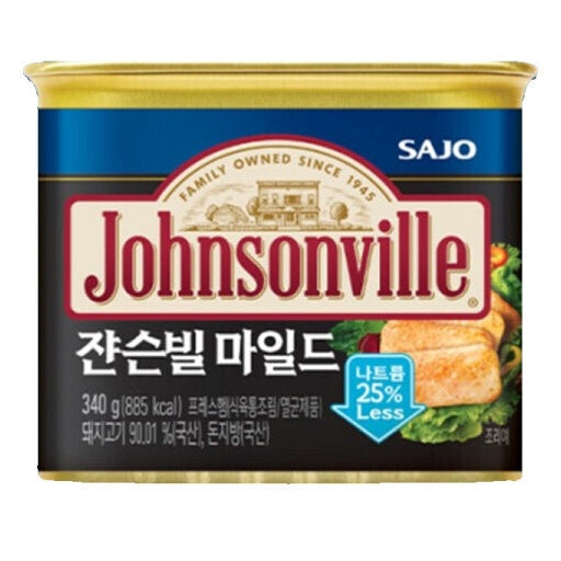 Sajo x Johnsonville 即食 清爽低鹹午餐肉 Mild Sajo x Johnsonville Korean Mild Luncheon Meat 340g