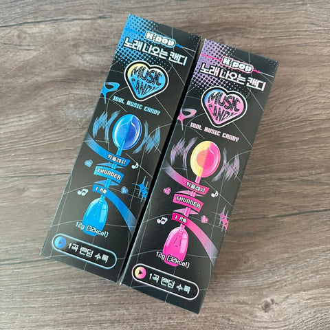 KPOP 偶像音樂糖果唱歌棒棒糖  1支 KPOP Idol Music Candy Singing Lollipop 1pc