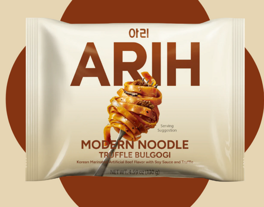 BTS 防彈少年團 ARIH 現代寬扁麵系列 黑松露烤肉 黑松露香氣好強烈 130g x 4