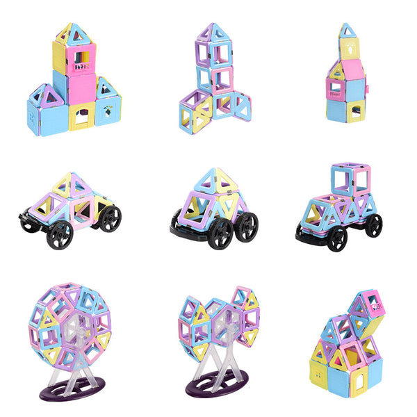 摩天輪 磁力積木 76塊 (適合3歲或以上) Ferris Wheel Magnetic Building Blocks 76pcs (Suitable for 3 years old +) <hm0620>