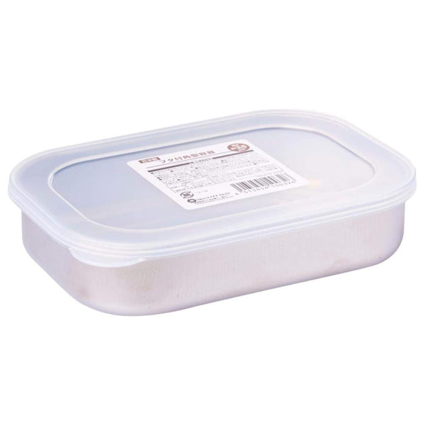 日本不銹鋼附蓋食物保鮮盒 Japan Stainless Steel Circle Food Container With Lid <hm0625>