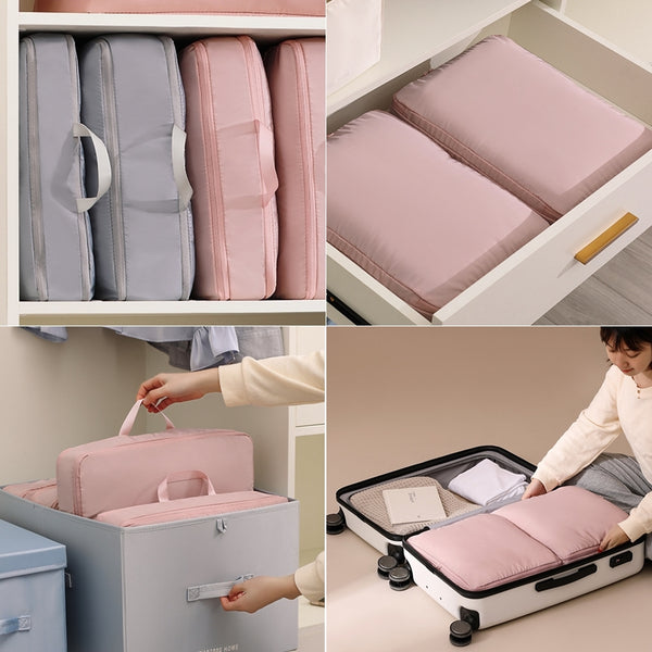旅行行李衣物壓縮收納袋 壓縮收納包 Travel Luggage Clothing Compression Storage Bag <hm0668>