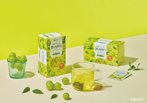韓國丹特健康冷萃茶包 青葡萄綠茶 (1.8g x 20) Korean Damtuh healthy tea Cold brewed Green Grape Green Tea 1.8g x 20 straws