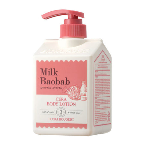 韓國Milk Baobab 潤膚露 600ml 迷人花香 Korean Milk Baobab Body Lotion 600ml Flora Bouquet