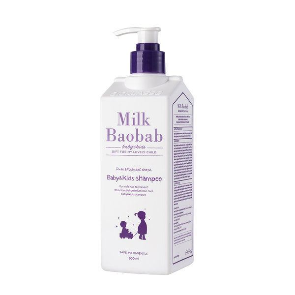 韓國 Milk Baobab 網上銷量第一 嬰幼兒洗頭水 500ml Korean Milk Baobab NEW No.1 Shampoo 500ml (Baby & Kids)