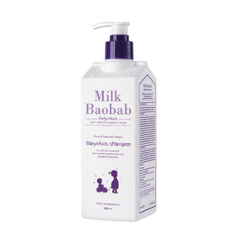 韓國 Milk Baobab 網上銷量第一 嬰幼兒洗頭水 500ml Korean Milk Baobab NEW No.1 Shampoo 500ml (Baby & Kids)