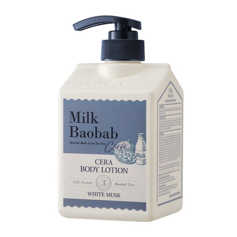 韓國Milk Baobab 潤膚露 600ml 白麝香花 Korean Milk Baobab Body Lotion 600ml White Musk