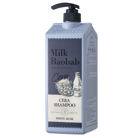 韓國Milk Baobab 保濕洗頭水 1200ml 白麝香花 Korean Milk Baobab Shampoo 1200ml White Musk