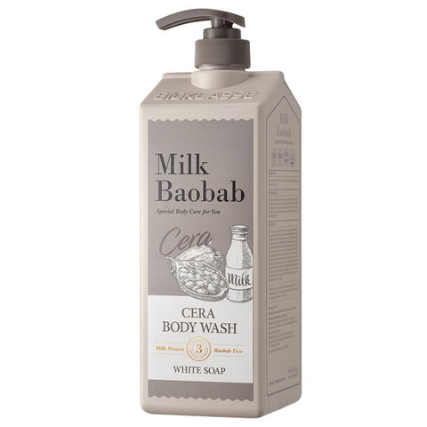 韓國Milk Baobab 香薰沐浴露 1200ml 白香皂香 Korean Milk Baobab Body Wash 1200ml White Soap