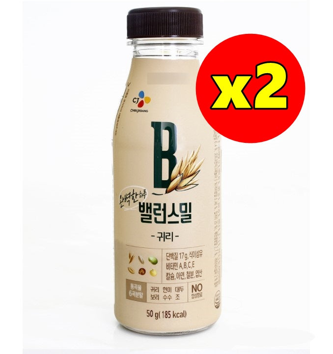 韓國必品閣 高蛋白質代餐沖劑 185Kcal 15g 蛋白質 燕麥味 Korean CJ Bibigo Meal Replacement Powder High Protein Balance Meal 50g 185kcal 15g protein SWEET OAT Flavor