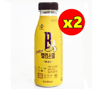 韓國必品閣高蛋白質代餐沖劑 180Kcal 16g 蛋白質 香蕉味 50g Korean CJ Bibigo Meal Replacement Powder High Protein Balance Meal 50g 180kcal 16g protein Banana Flavor