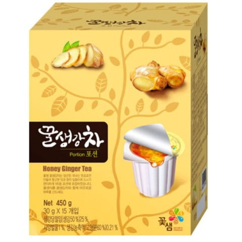 韓國花泉蜂蜜薑茶 (膠囊方便裝) 30g x15 Korean Kkohshame Honey Ginger Tea Portion Pack 30g x15