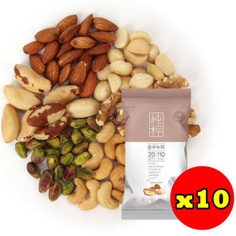 韓國  Mountain & Field 純粹版每日果仁日常堅果 10包 Korean Mountain & Field One Day Pure Nut Pocket Nuts 10 bags (code:8159)
